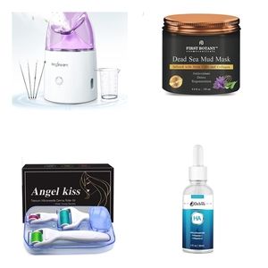 Facial Steamer and skincare bundle